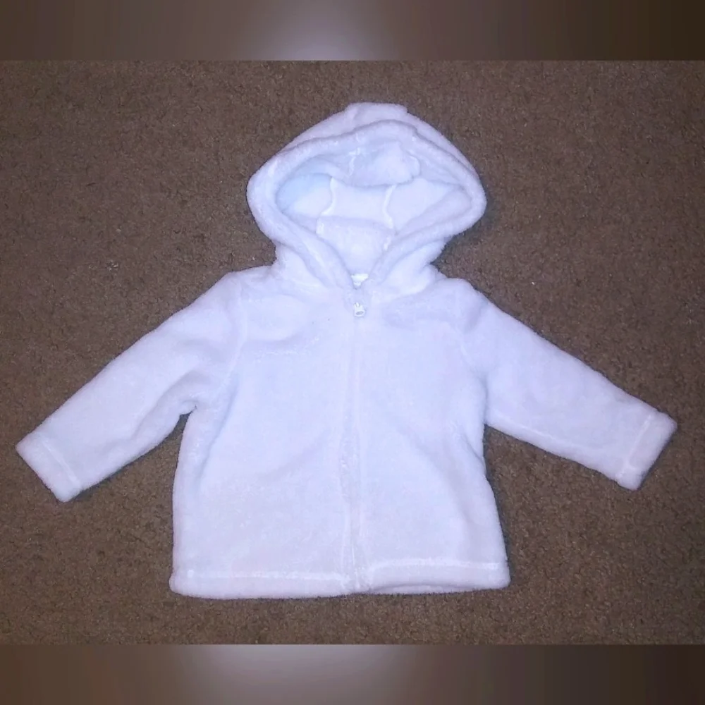 Child of mine by Carter’s fleece cozy baby zipped sweater